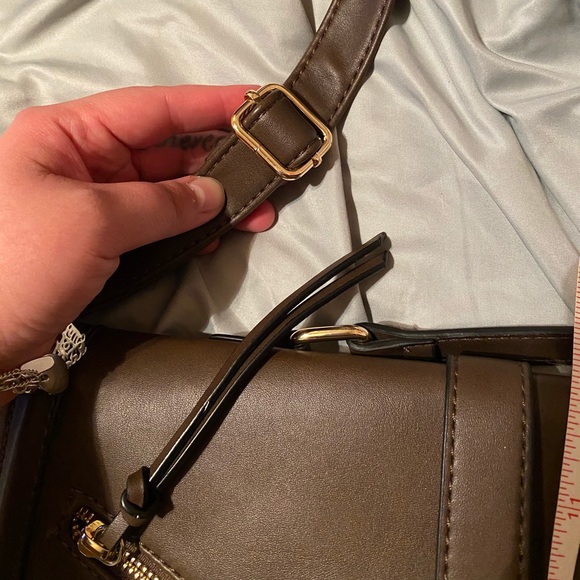 *SOLD* Crossbody Smokey Brown + Gray Crossbody - Picture 8 of 10